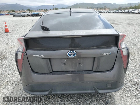 2016 Toyota Prius Four with VIN JTDKARFU7G3022980, listed as a Copart auction lot 54626495 with 187,992 mi miles and Salvage Title. Bid and sale history available at carsss.com. Image 6.