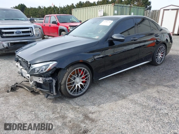 2016 Mercedes-Benz C 63 S AMG with VIN 55SWF8HB8GU118742, listed as a IAAI auction lot 41080786 with 128,170 mi miles and . Bid and sale history available at DreamBid. Image 19.
