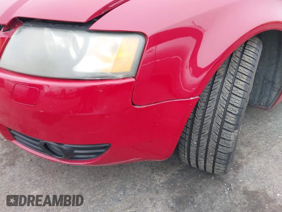 2005 Audi A4 1.8T with VIN WAUAC48H15K008713, listed as a IAAI auction lot 41558395 with Not provided miles and . Bid and sale history available at DreamBid. Image 6.