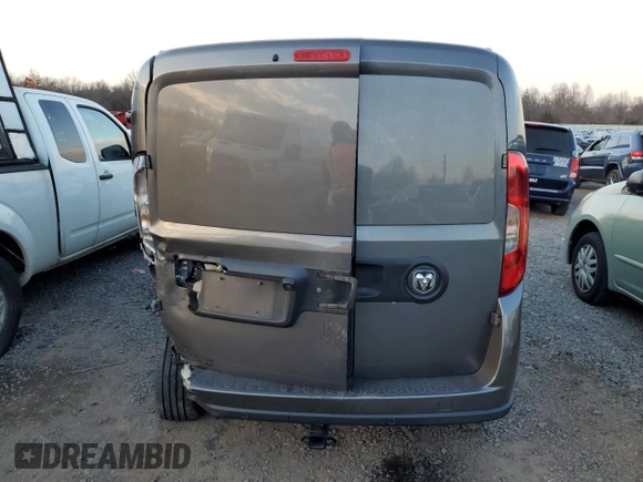 2021 Ram ProMaster City Cargo Tradesman SLT with VIN ZFBHRFBB1M6T22873, listed as a Copart auction lot 88141225 with 74,656 mi miles and Salvage Title. Bid and sale history available at carsss.com. Image 6.