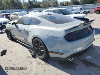 2021 Ford Mustang Mach 1 with VIN 1FA6P8R08M5552061, listed as a Copart auction lot 82644414 with 0 mi miles and Salvage Title. Bid and sale history available at carsss.com. Image 2.