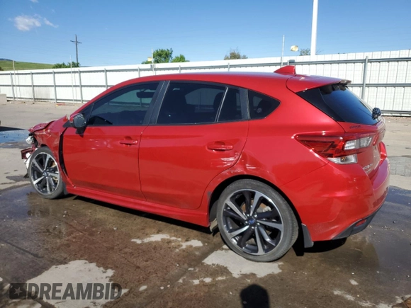 2020 Subaru Impreza Special Sports with VIN 4S3GTAJ66L1700165, listed as a Copart auction lot 57432505 with 25,705 mi miles and Salvage title. Bid and sale history available at DreamBid. Image 2.