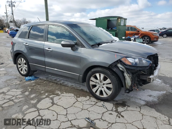 2012 Acura RDX with VIN 5J8TB2H20CA001786, listed as a Copart auction lot 45533005 with 165,883 mi miles and Salvage Title. Bid and sale history available at carsss.com. Image 4.