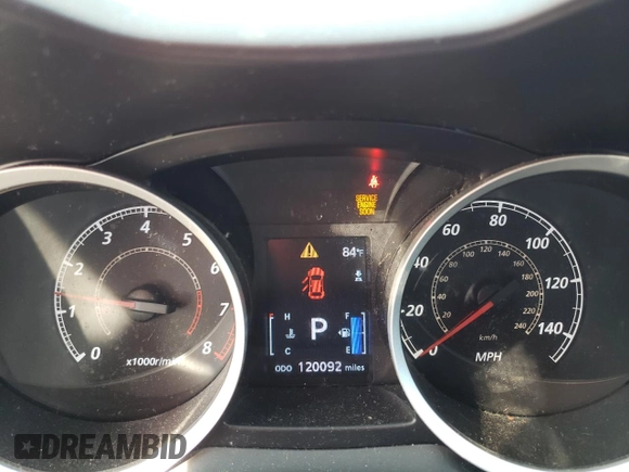 2010 Mitsubishi Lancer GTS with VIN JA32X8HW3AU009411, listed as a Copart auction lot 77786104 with 120,092 mi miles and Salvage Title. Bid and sale history available at carsss.com. Image 9.
