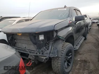 2019 Chevrolet Silverado 1500 Custom Trail Boss with VIN 3GCPYCEF3KG283045, listed as a Copart auction lot 83906664 with 60,393 mi miles and Salvage Title. Bid and sale history available at carsss.com. Image 1.
