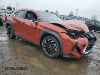 2020 Lexus UX 250h z VIN JTHP9JBHXL2020762, wystawiony jako Copart lot #52128145 z przebiegiem 33 651 mil mil oraz Szkoda całkowita • Salvage title. Historia ofert i sprzedaży dostępna na DreamBid. Obrazek 4.
