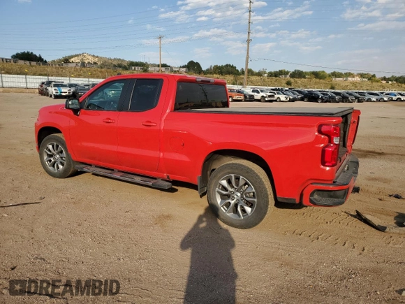 2021 Chevrolet Silverado 1500 RST with VIN 1GCRYEED4MZ147979, listed as a Copart auction lot 74992624 with 31,453 mi miles and Salvage Title. Bid and sale history available at DreamBid. Image 2.