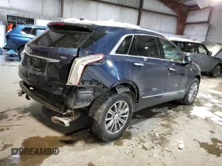 2017 Cadillac XT5 Luxury AWD with VIN 1GYKNDRSXHZ183169, listed as a Copart auction lot 45629905 with 61,903 mi miles and Salvage Title. Bid and sale history available at carsss.com. Image 3.