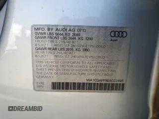 2014 Audi SQ5 Premium Plus with VIN WA1CGAFP9EA022495, listed as a Copart auction lot 46090865 with 157,472 mi miles and Clean Title. Bid and sale history available at carsss.com. Image 13.