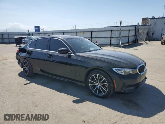 2020 BMW 3 Series 330i with VIN 3MW5R1J03L8B06045, listed as a Copart auction lot 55536645 with 105,080 mi miles and Salvage title. Bid and sale history available at DreamBid. Image 4.
