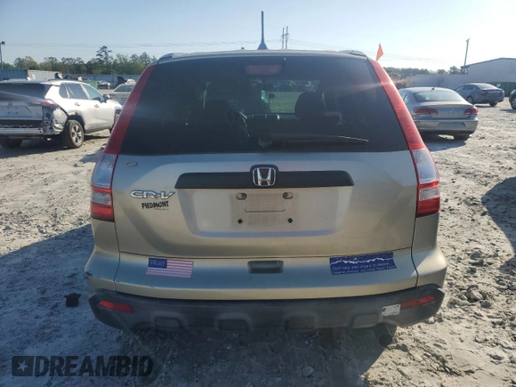 2007 Honda CR-V LX with VIN JHLRE38327C016379, listed as a Copart auction lot 52254785 with 203,502 mi miles and Salvage Title. Bid and sale history available at carsss.com. Image 6.