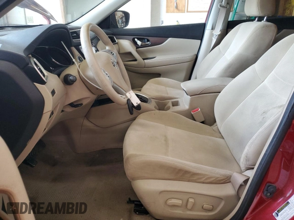 2015 Nissan Rogue SV with VIN KNMAT2MV9FP508996, listed as a Copart auction lot 52815645 with 130,246 mi miles and Non Repairable. Bid and sale history available at DreamBid. Image 7.