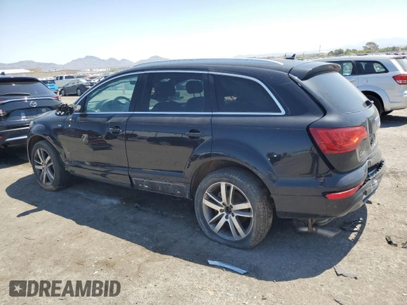 2011 Audi Q7 Prestige with VIN WA1WMAFE6BD008911, listed as a Copart auction lot 63856125 with Not provided miles and Salvage title. Bid and sale history available at DreamBid. Image 2.
