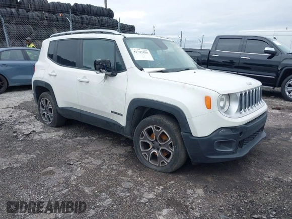 2015 Jeep Renegade Limited with VIN ZACCJBDT6FPC07957, listed as a IAAI auction lot 41727426 with Not Provided miles and . Bid and sale history available at DreamBid. Image 1.