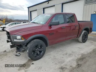 2024 Ram 1500 Classic Warlock with VIN 1C6RR7LG0RS156370, listed as a Copart auction lot 46900555 with 18,741 mi miles and Clean Title. Bid and sale history available at carsss.com. Image 1.
