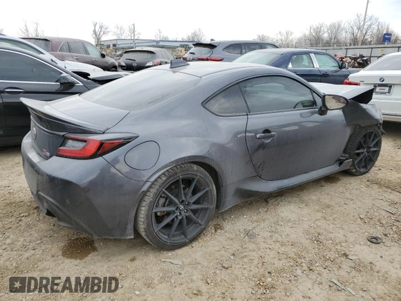 2022 Toyota GR86 Premium with VIN JF1ZNBF12N8753421, listed as a Copart auction lot 41547964 with 19,751 mi miles and Salvage Title. Bid and sale history available at carsss.com. Image 3.