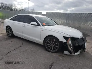 2013 Audi A6 3.0T Premium Plus with VIN WAUGGAFC3DN100052, listed as a Copart auction lot 86624804 with 218,113 mi miles and Salvage Title. Bid and sale history available at carsss.com. Image 4.
