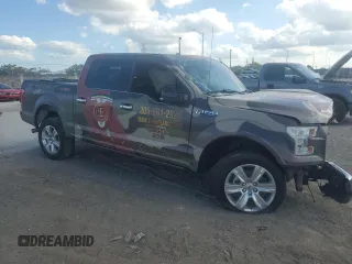 2017 Ford F-150 XL with VIN 1FTEW1EF9HFC50384, listed as a Copart auction lot 85538764 with Not provided miles and Salvage title. Bid and sale history available at DreamBid. Image 4.