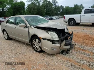 2008 Ford Fusion SEL with VIN 3FAHP08168R240117, listed as a Copart auction lot 54148595 with 0 mi miles and Salvage Title. Bid and sale history available at carsss.com. Image 13.
