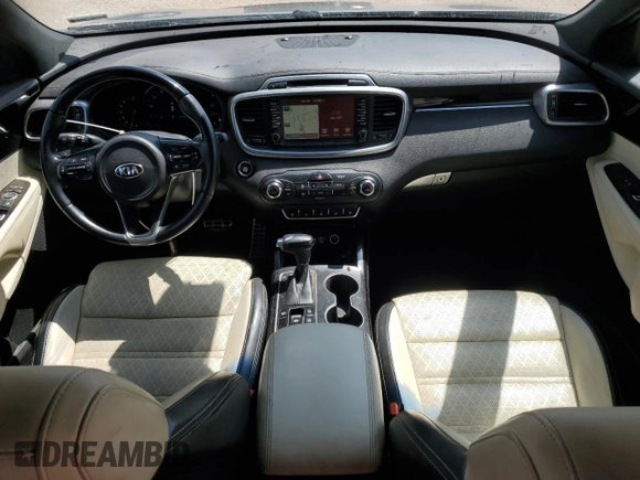 2017 Kia Sorento SXL z VIN 5XYPK4A51HG193730, wystawiony jako Copart lot #54797295 z przebiegiem 331 346 mil mil oraz Szkoda całkowita • Salvage title. Historia ofert i sprzedaży dostępna na DreamBid. Obrazek 8.