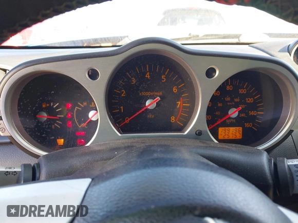 2004 Nissan 350Z Touring with VIN JN1AZ34D34T165329, listed as a IAAI auction lot 41872788 with 199,196 mi miles. Bid and sale history available at carsss.com. Image 7.