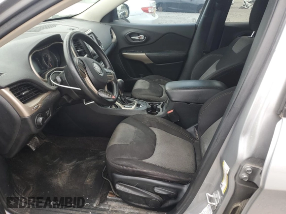 2017 Jeep Cherokee Sport with VIN 1C4PJLAB0HW586110, listed as a Copart auction lot 54617155 with 106,597 mi miles and Clean Title. Bid and sale history available at carsss.com. Image 7.