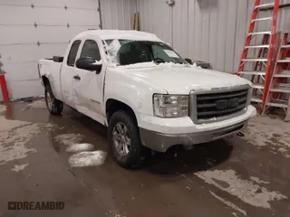 2011 GMC Sierra 1500 SLE with VIN 1GTR2VE35BZ171990, listed as a IAAI auction lot 41620335 with 153,156 mi miles. Bid and sale history available at carsss.com. Image 1.