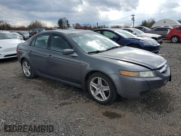 2004 Acura TL with VIN 19UUA66234A005706, listed as a Copart auction lot 50957245 with 98,055 mi miles and Salvage Title. Bid and sale history available at carsss.com. Image 4.