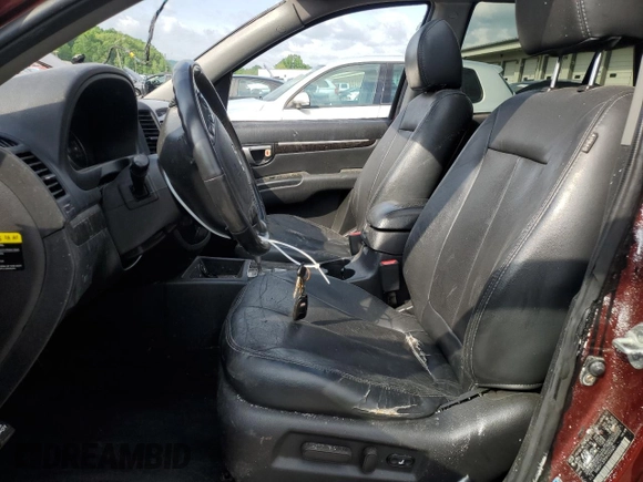 2009 Hyundai Santa Fe Limited with VIN 5NMSH13E09H295628, listed as a Copart auction lot 55196965 with 207,483 mi miles and Salvage title. Bid and sale history available at DreamBid. Image 7.