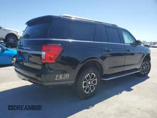 2022 Ford Expedition Max XLT with VIN 1FMJK1JT6NEA66670, listed as a Copart auction lot 47469935 with Not provided miles and Salvage title. Bid and sale history available at DreamBid. Image 3.