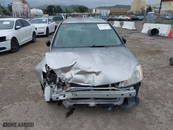 2006 Mitsubishi Lancer ES with VIN JA3AJ26E36U043781, listed as a IAAI auction lot 41778580 with 166141 miles. Bid and sale history available at carsss.com. Image 6.