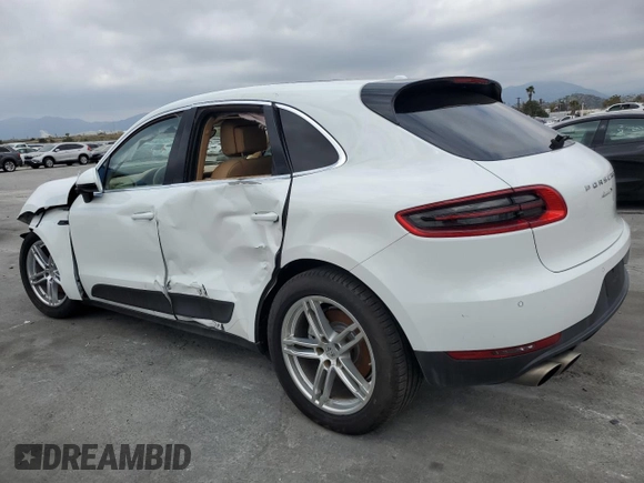 2017 Porsche Macan S with VIN WP1AB2A55HLB13326, listed as a Copart auction lot 53757255 with Not Provided miles and Salvage Title. Bid and sale history available at DreamBid. Image 2.