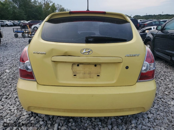 2010 Hyundai Accent SE with VIN KMHCN3AC0AU176917, listed as a Copart auction lot 68659554 with 41,369 mi miles and Salvage Title. Bid and sale history available at carsss.com. Image 6.