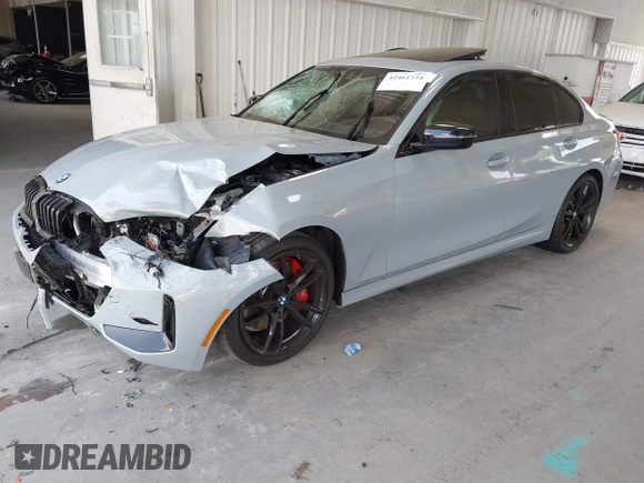 2023 BMW 3 Series 330i with VIN 3MW69FF01P8D33427, listed as a IAAI auction lot 42461734 with 15,587 mi miles and . Bid and sale history available at DreamBid. Image 17.