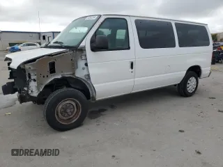 2011 Ford Econoline Passenger XL with VIN 1FBNE3BL1BDA61390, listed as a Copart auction lot 85365364 with 163,174 mi miles and Salvage Title. Bid and sale history available at carsss.com. Image 1.