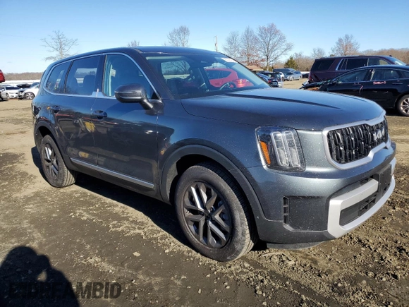 2024 Kia Telluride LX with VIN 5XYP24GC0RG553481, listed as a Copart auction lot 83525194 with 3,934 mi miles and Salvage title. Bid and sale history available at DreamBid. Image 4.