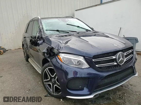 2018 Mercedes-Benz GLE 43 AMG with VIN 4JGDA6EB4JB028137, listed as a Copart auction lot 43580115 with 58,724 mi miles and Salvage Title. Bid and sale history available at DreamBid. Image 15.