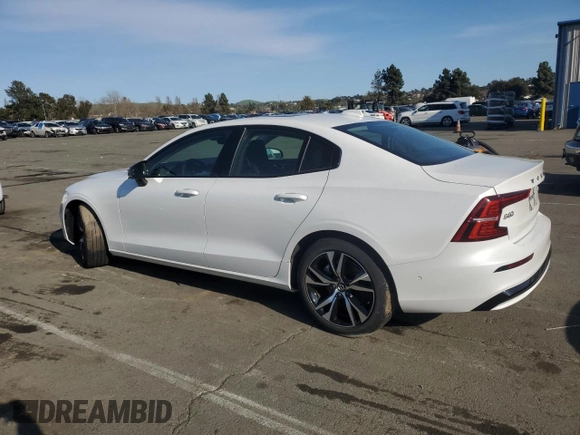 2024 Volvo S60 Plus Dark Theme with VIN 7JRL12TL7RG299701, listed as a Copart auction lot 50072295 with 29,539 mi miles and Salvage Title. Bid and sale history available at carsss.com. Image 2.