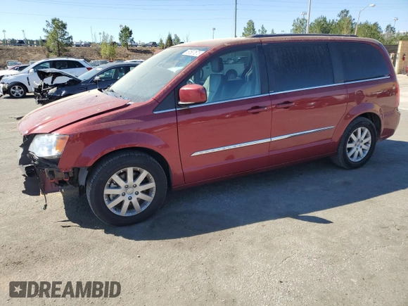 2014 Chrysler Town & Country Touring with VIN 2C4RC1BG7ER292855, listed as a Copart auction lot 50537675 with 164,903 mi miles and Salvage Title. Bid and sale history available at carsss.com. Image 1.