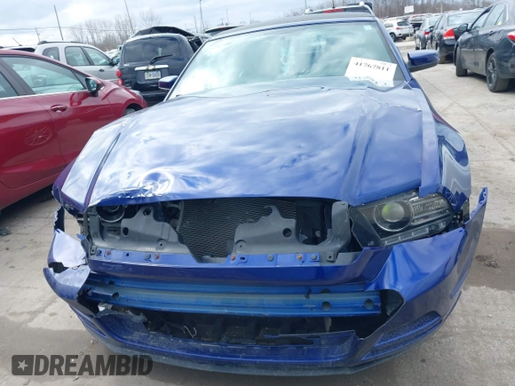 2014 Ford Mustang V6 with VIN 1ZVBP8EM4E5309119, listed as a IAAI auction lot 41767811 with 75,602 mi miles. Bid and sale history available at carsss.com. Image 12.