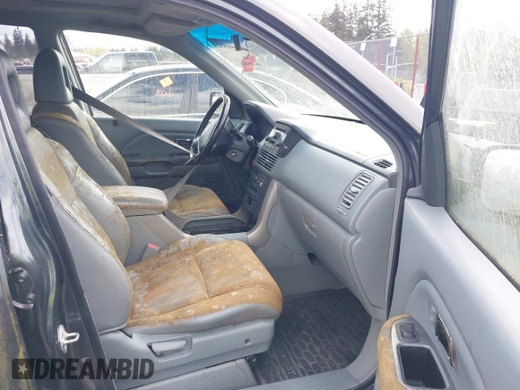 2005 Honda Pilot EX-L with VIN 2HKYF185X5H573585, listed as a IAAI auction lot 42094532 with 1 mi miles. Bid and sale history available at carsss.com. Image 5.