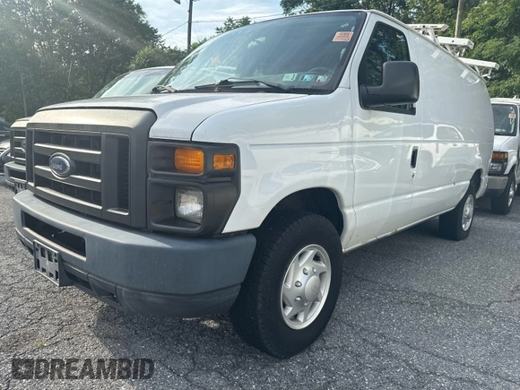 2012 Ford Econoline Cargo Commercial with VIN 1FTNE2EL9CDB21032, listed as a IAAI auction lot 42787135 with 106,406 mi miles and . Bid and sale history available at DreamBid. Image 45.