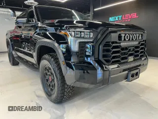 2024 Toyota Tundra TRD Pro Hybrid with VIN 5TFPC5DBXRX066266, listed as a Copart auction lot 53878885 with 9,990 mi miles and Clean title. Bid and sale history available at DreamBid. Image 1.
