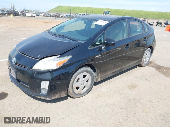 2010 Toyota Prius II with VIN JTDKN3DU5A5160372, listed as a IAAI auction lot 41901630 with 228,617 mi miles. Bid and sale history available at carsss.com. Image 2.