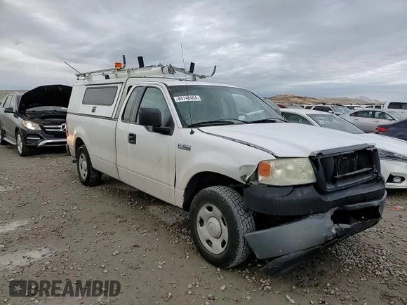 2007 Ford F-150 XL with VIN 1FTRF12W67KD15350, listed as a Copart auction lot 84748464 with 217,276 mi miles and Salvage Title. Bid and sale history available at carsss.com. Image 11.