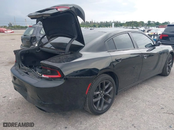 2019 Dodge Charger SXT with VIN 2C3CDXBG1KH553165, listed as a IAAI auction lot 41885850 with 47,510 mi miles. Bid and sale history available at carsss.com. Image 4.