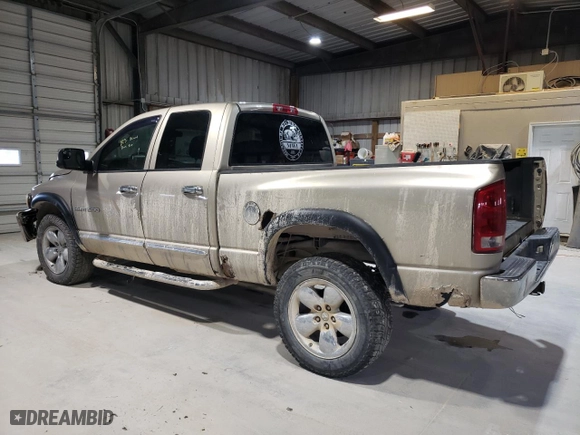 2005 Dodge Ram 1500 SLT with VIN 1D7HU18N25S264349, listed as a Copart auction lot 44609425 with 0 mi miles and Salvage Title. Bid and sale history available at carsss.com. Image 2.