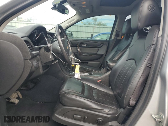 2015 Chevrolet Traverse LTZ with VIN 1GNKVJKD9FJ382751, listed as a Copart auction lot 50823015 with 131,877 mi miles and Salvage Title. Bid and sale history available at DreamBid. Image 7.