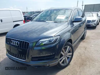 2013 Audi Q7 Premium Plus with VIN WA1LGAFE6DD006850, listed as a IAAI auction lot 42337472 with 107,937 mi miles and . Bid and sale history available at DreamBid. Image 2.