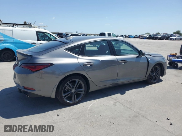 2023 Acura Integra Technology with VIN 19UDE4H6XPA018160, listed as a Copart auction lot 52121785 with 18,573 mi miles and Salvage title. Bid and sale history available at DreamBid. Image 3.